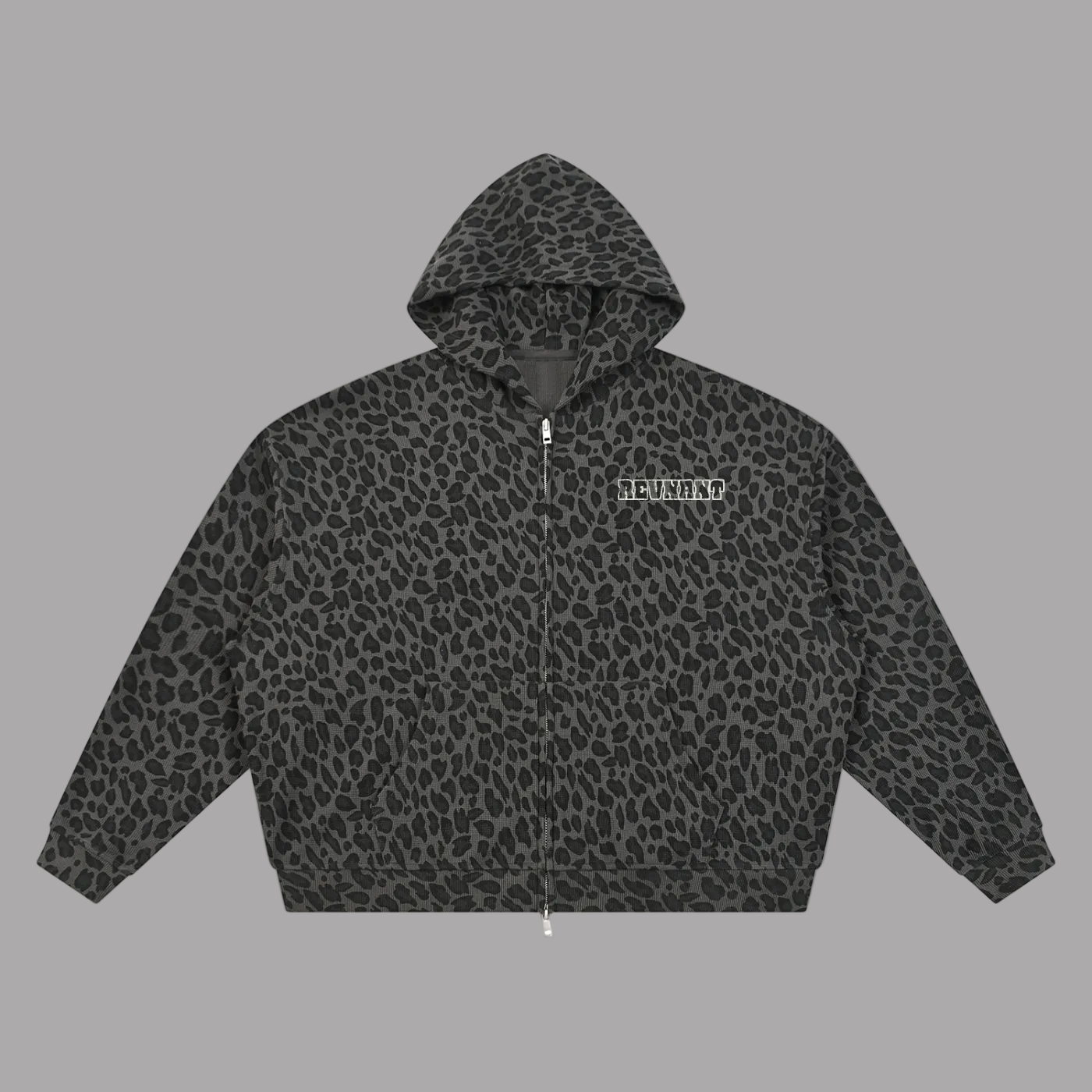 Pin Up Leopard Waffle Hoodie