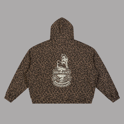 Pin Up Leopard Waffle Hoodie