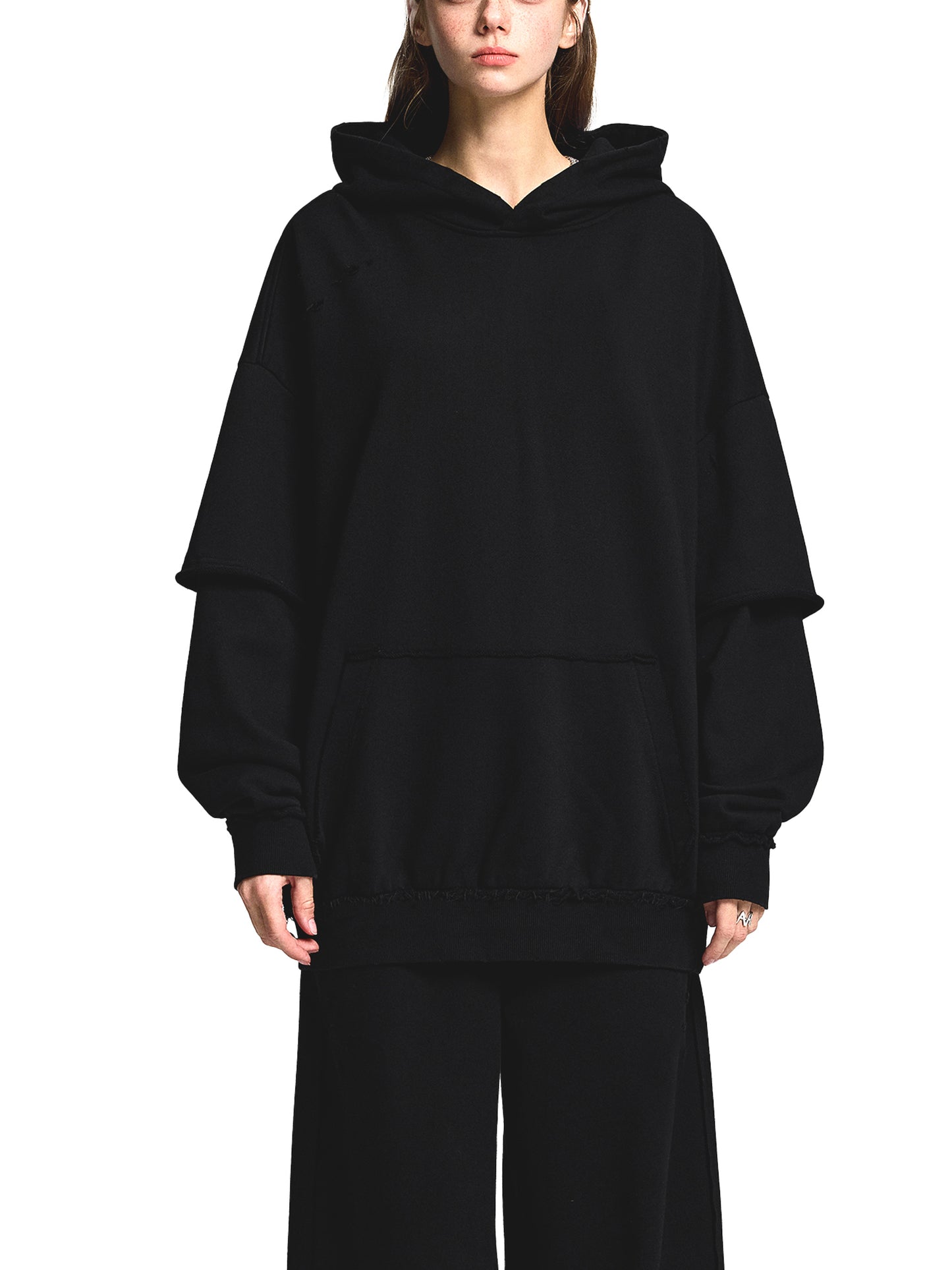 Ouija Sporty Double Layered Hoodie